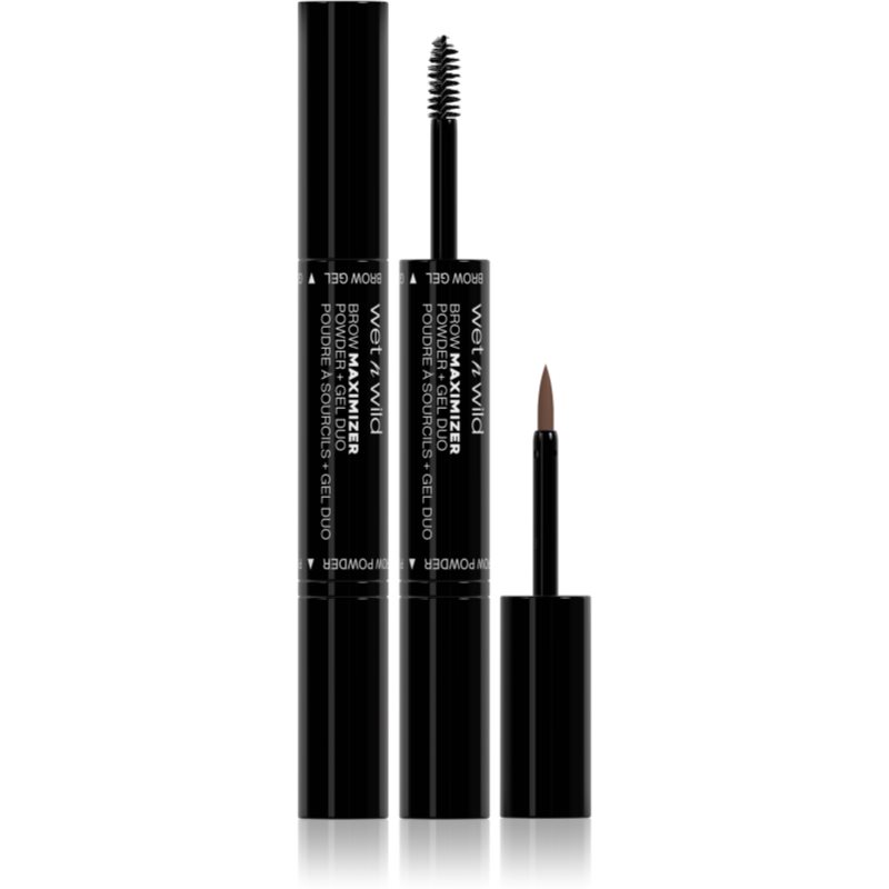 Wet n Wild Brow Maximizer Powder + Gel Duo gel na obočí duo odstín Neutral Brown 3