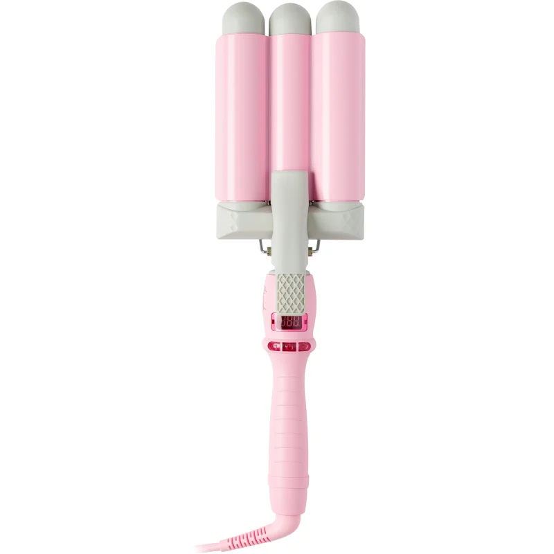 Mermade Pro Waver 32 mm trojkulma na vlasy Pink 1 ks - parfo.cz