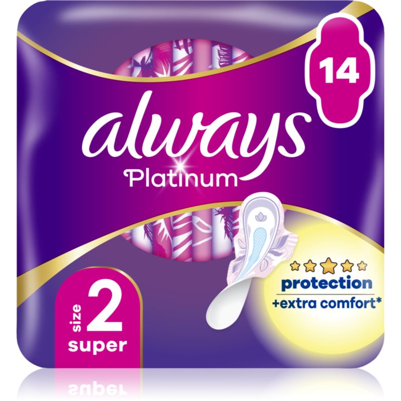 Always Platinum Super Size 2 vložky 14 ks - parfo.cz