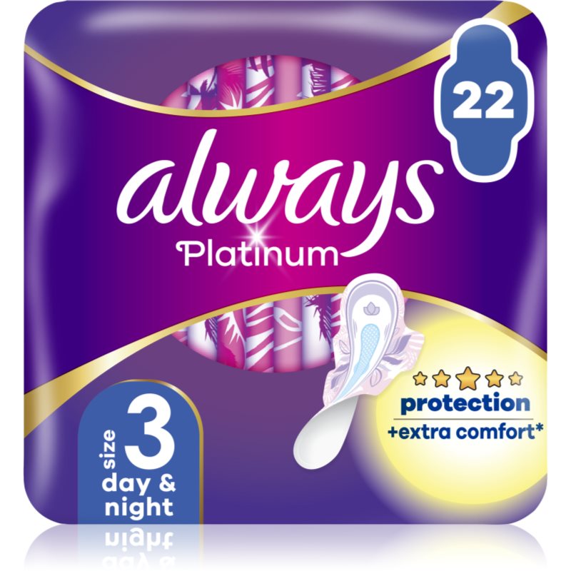Always Platinum Night Size 3 vložky na noc 22 ks - parfo.cz