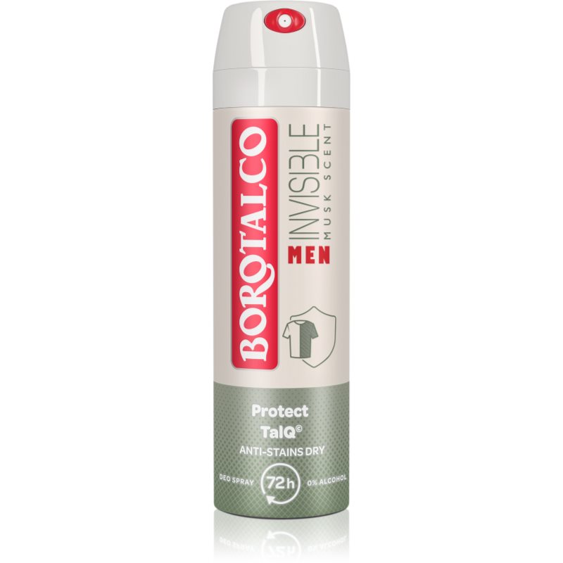 Borotalco MEN Invisible deodorant ve spreji 72h vůně Musk 150 ml - parfo.cz