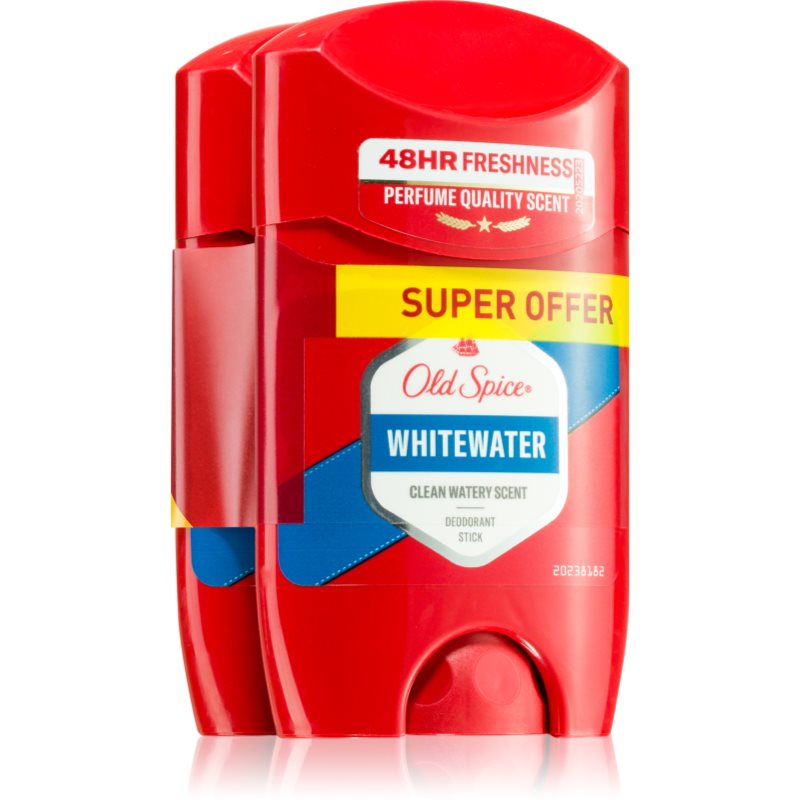 Old Spice Whitewater tuhý deodorant 2x50 ml - parfo.cz