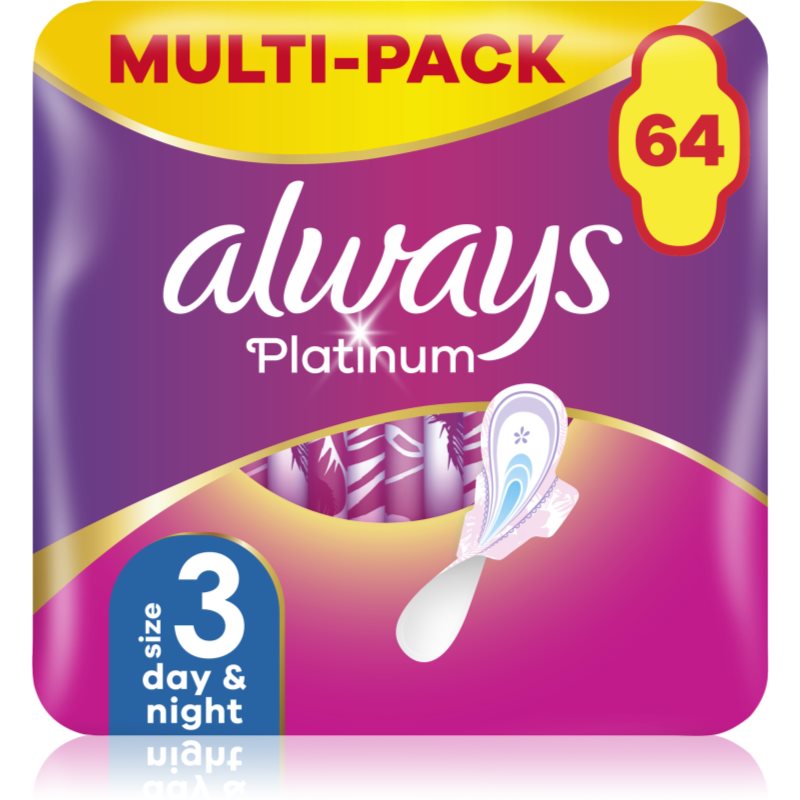 Always Platinum Day & Night vložky 64 ks - parfo.cz