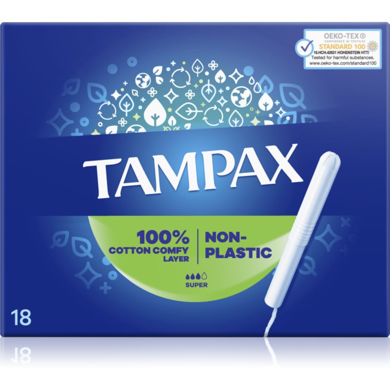Tampax Super tampony s aplikátorem 18 ks - parfo.cz