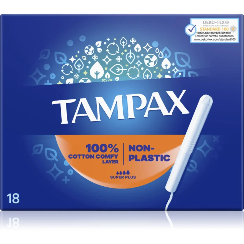 Tampax Super Plus tampony s aplikátorem 18 ks - parfo.cz