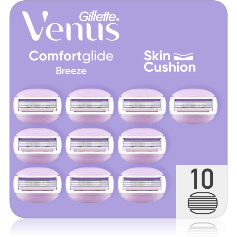 Gillette Venus ComfortGlide Breeze náhradní břity 10 ks - parfo.cz