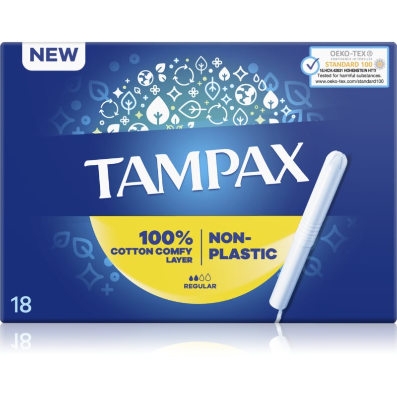 Tampax Regular tampony s aplikátorem 18 ks - parfo.cz