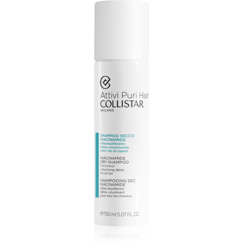Collistar Hair Niacinamide Dry Shampoo suchý šampon pro absorpci přebytečného mazu a pro osvěžení vlasů s niacinamidem 150 ml - parfo.cz