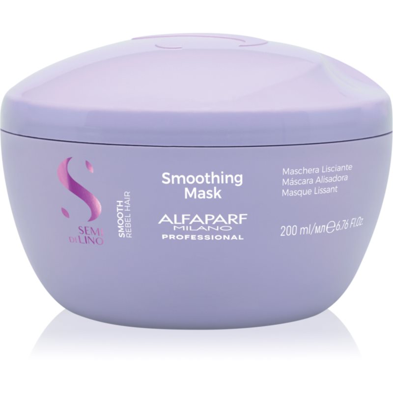 Alfaparf Milano Semi di Lino Smooth uhlazující maska pro nepoddajné a krepatějící se vlasy 200 ml - parfo.cz