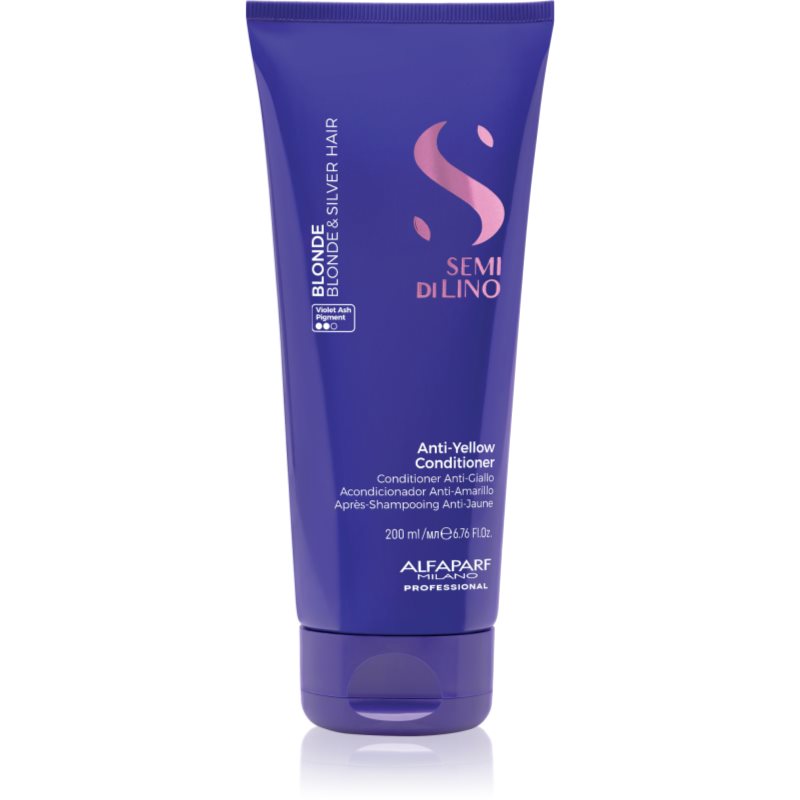 Alfaparf Milano Semi di Lino Blonde fialový kondicionér pro blond a melírované vlasy 200 ml - parfo.cz