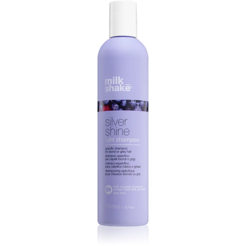 Milk Shake Silver Shine šampon pro šedivé a blond vlasy light 300 ml - parfo.cz