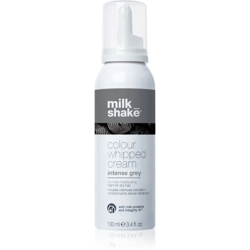 Milk Shake Colour Whipped Cream tónovací pěna pro všechny typy vlasů Intense gray 100 ml - parfo.cz