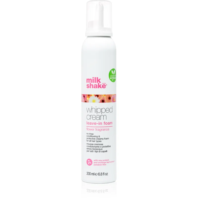Milk Shake Whipped Cream bezoplachová hydratační péče pro barvené vlasy Flower Fragrance 200 ml - parfo.cz