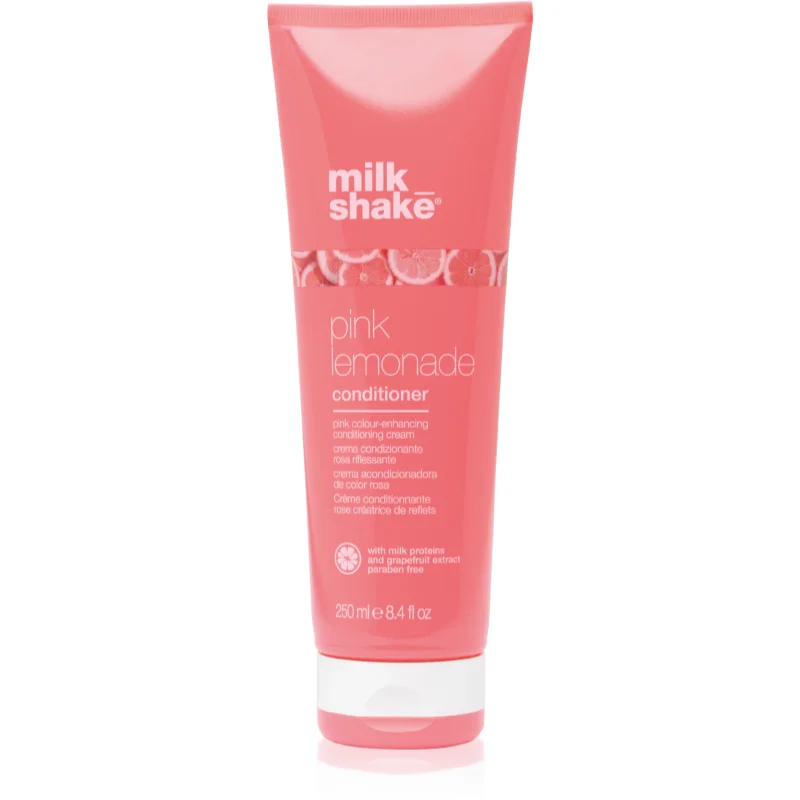 Milk Shake Pink Lemonade tónovací kondicionér pro blond vlasy odstín Pink 250 ml - parfo.cz