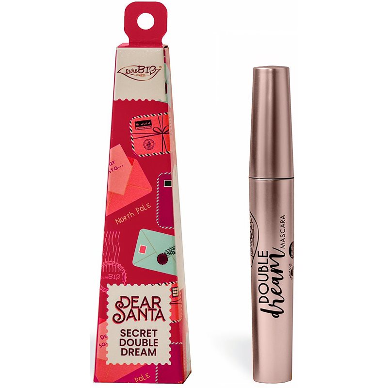 puroBIO Cosmetics Dear Santa SECRET dlouhotrvající řasenka v dárkovém balení 10 ml - parfo.cz