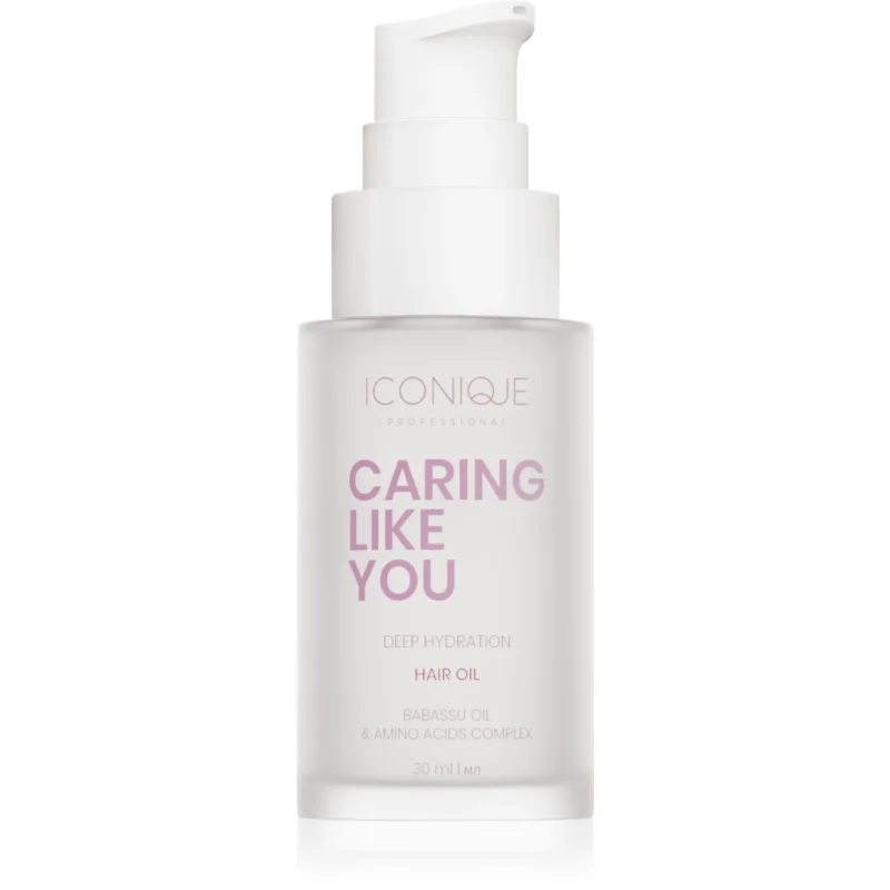 ICONIQUE Professional CARING LIKE YOU Deep Hydration Hair Oil 30 ml hydratační olej pro suché a poškozené vlasy 30 ml - parfo.cz