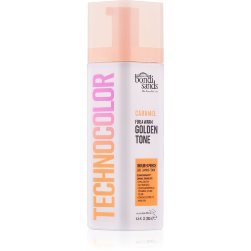 Bondi Sands Technocolor Caramel samoopalovací pěna odstín Warm Hydrated Glow 200 ml - parfo.cz