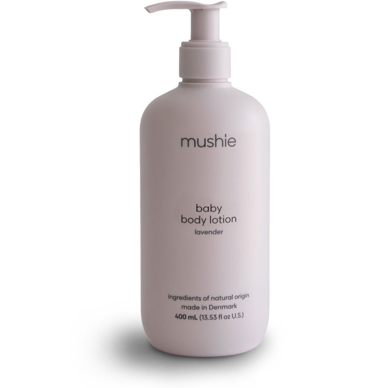 Mushie Organic Baby hydratační tělové mléko pro děti od narození Lavender 400 ml - parfo.cz
