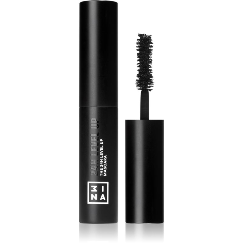 3INA The 24H Level Up Mascara Mini dlouhotrvající řasenka odstín 900 - Black 4