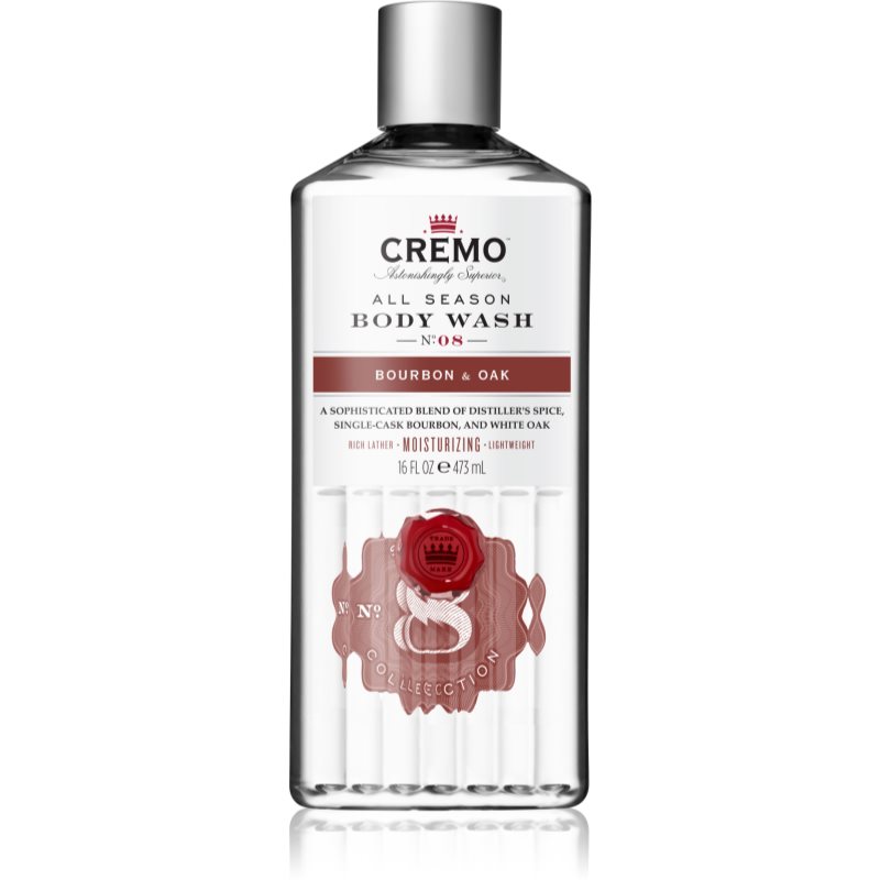 Cremo Body wash Bourbon & Oak sprchový gel pro muže 473 ml - parfo.cz