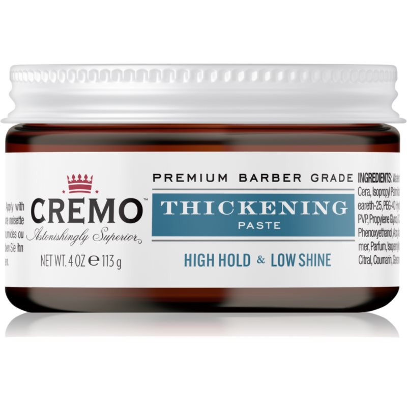 Cremo Hair Styling Paste Thickening stylingová pasta 113 g - parfo.cz