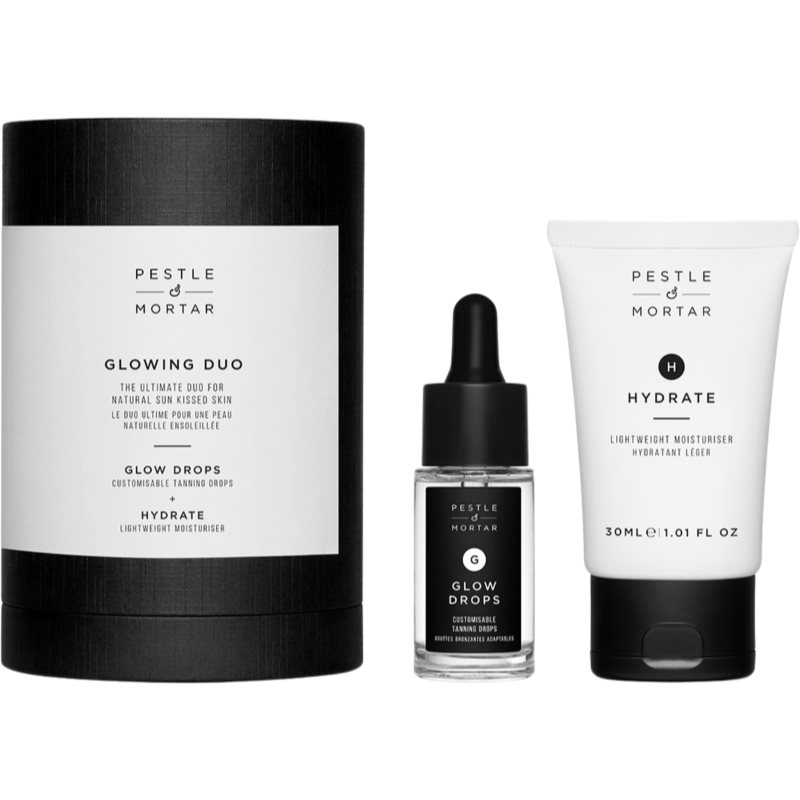 Pestle & Mortar The Glowing Duo dárková sada se samoopalovacím účinkem - parfo.cz