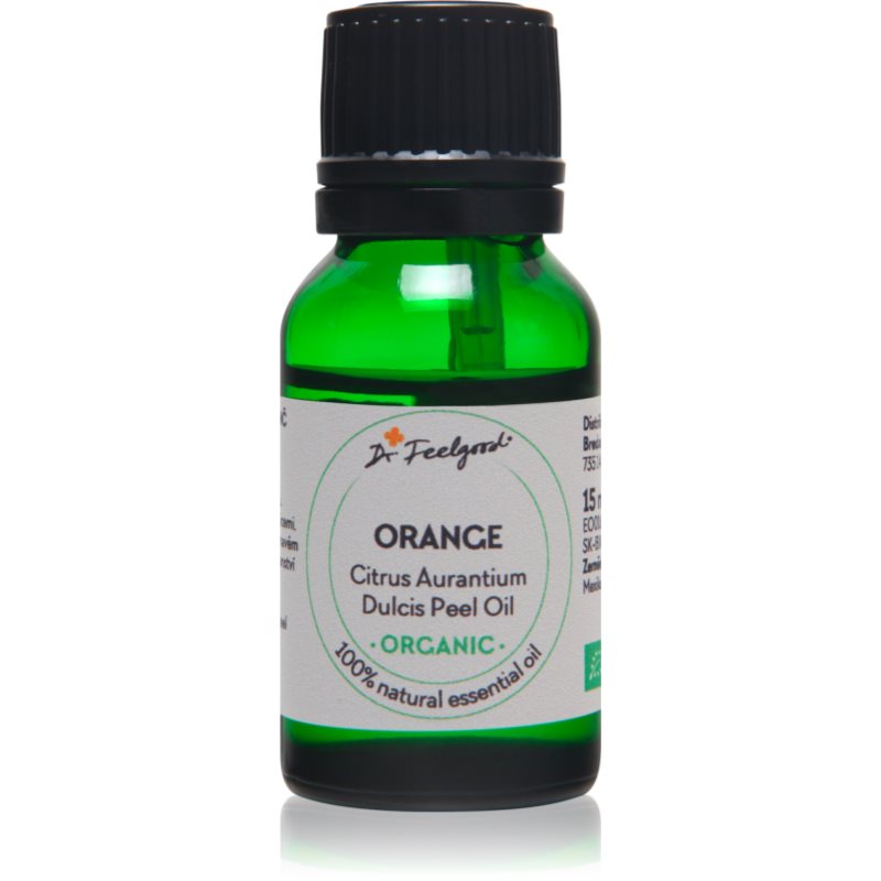 Dr. Feelgood Essential Oil Orange esenciální vonný olej Orange 15 ml - parfo.cz