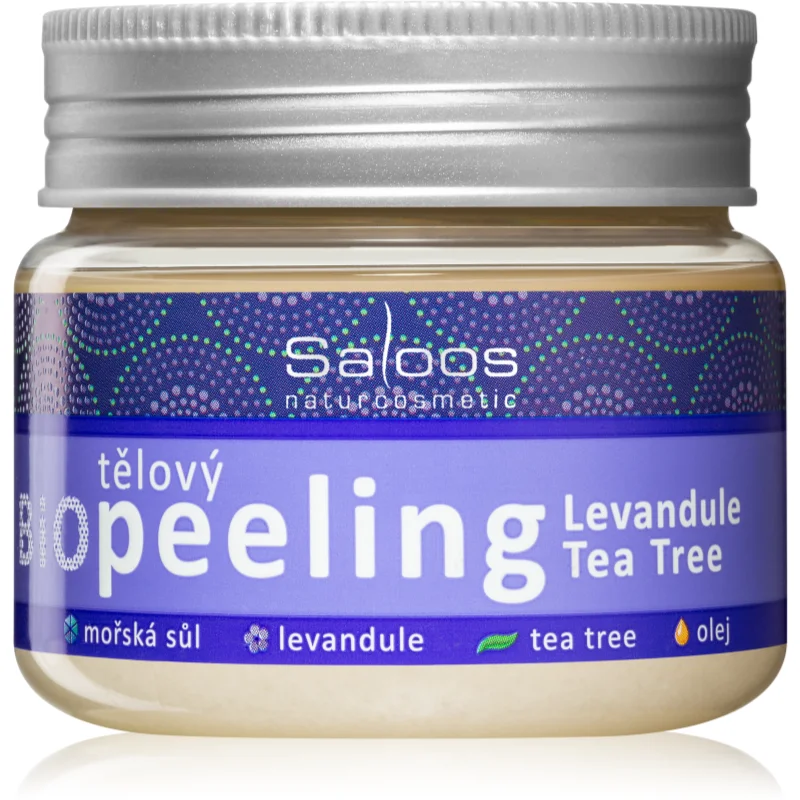 Saloos Bio Peeling Levandule & Tea Tree tělový peeling 140 ml - parfo.cz