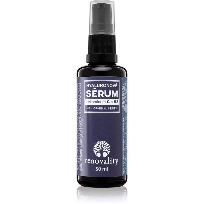 Renovality Original Series Hyaluronové sérum s vitamínem C a B3 pleťové sérum pro všechny typy pleti 50 ml - parfo.cz