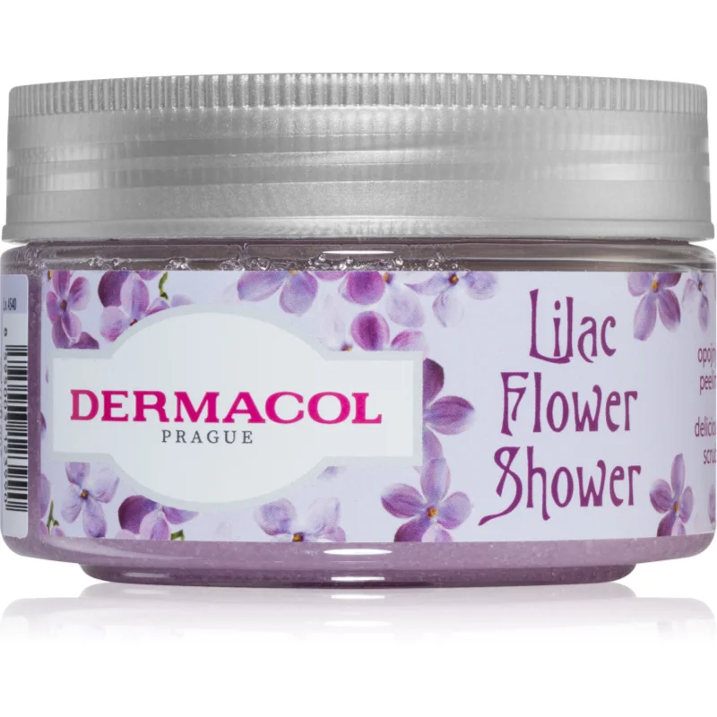 Dermacol Flower Care Lilac cukrový tělový peeling 200 g - parfo.cz