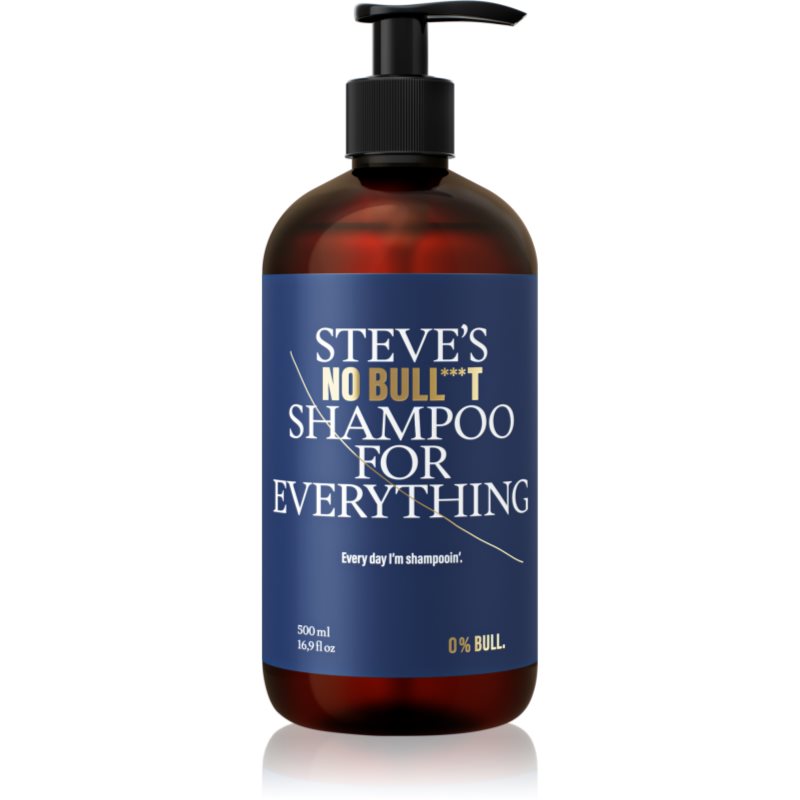 Steve's No Bull***t Shampoo For Everything šampon na vlasy a vousy 500 ml - parfo.cz