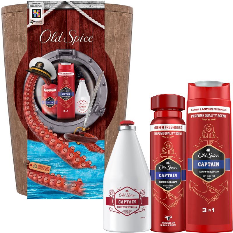 Old Spice Captain Barel dárková sada pro muže - parfo.cz