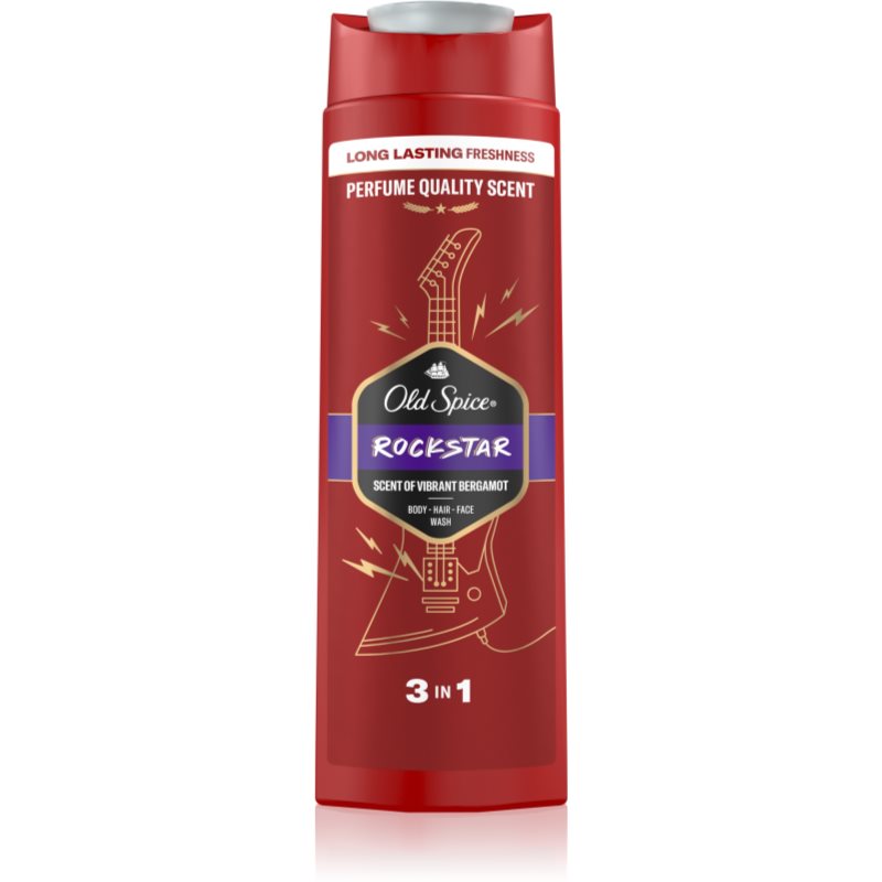 Old Spice RockStar sprchový gel pro muže na obličej