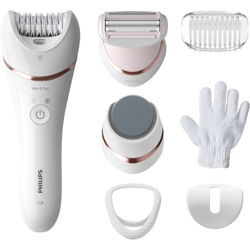 Philips Epilator Series 8000 BRE730/10 Wet & Dry epilátor BRE730/10 1 ks - parfo.cz