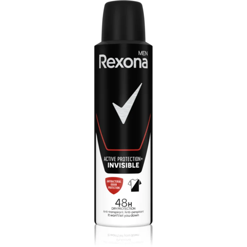 Rexona Active Protection+ Antiperspirant antiperspirant ve spreji pro muže Invisible 150 ml - parfo.cz