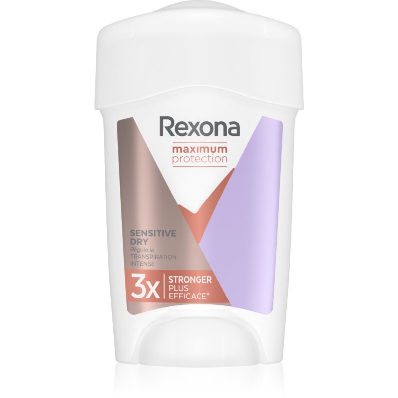 Rexona Maximum Protection Antiperspirant krémový antiperspirant proti nadměrnému pocení Sensitive Dry 45 ml - parfo.cz