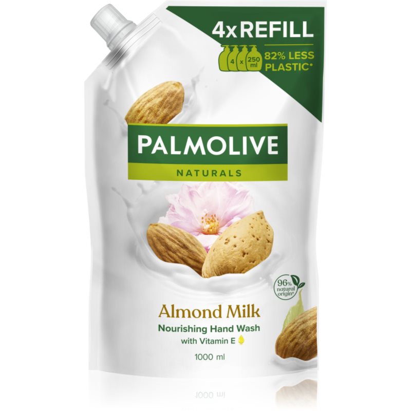 Palmolive Naturals Almond Milk vyživující tekuté mýdlo náhradní náplň 1000 ml - parfo.cz