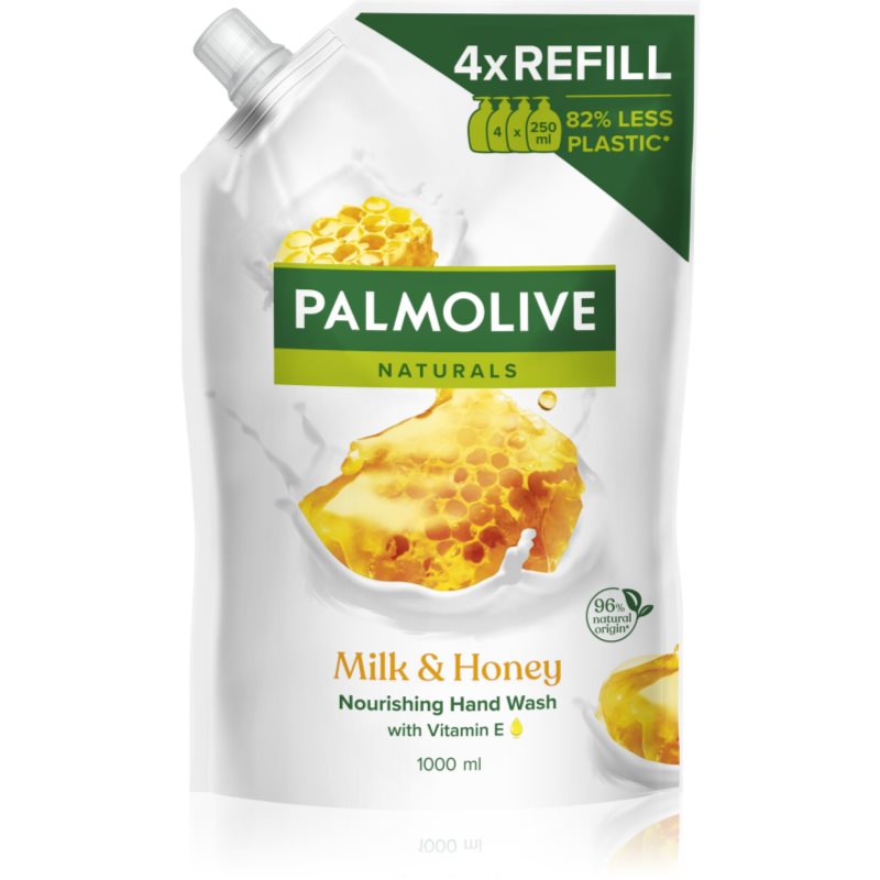 Palmolive Naturals Milk & Honey čisticí tekuté mýdlo na ruce 1000 ml - parfo.cz