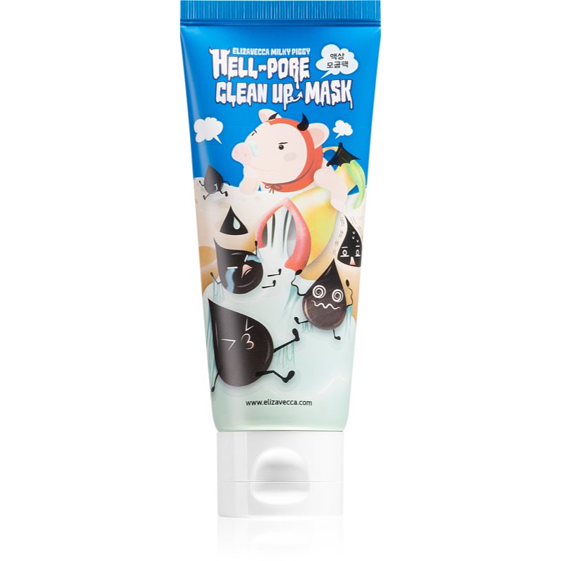 Elizavecca Milky Piggy Hell-Pore Clean Up Mask slupovací gelová maska proti černým tečkám 100 ml - parfo.cz