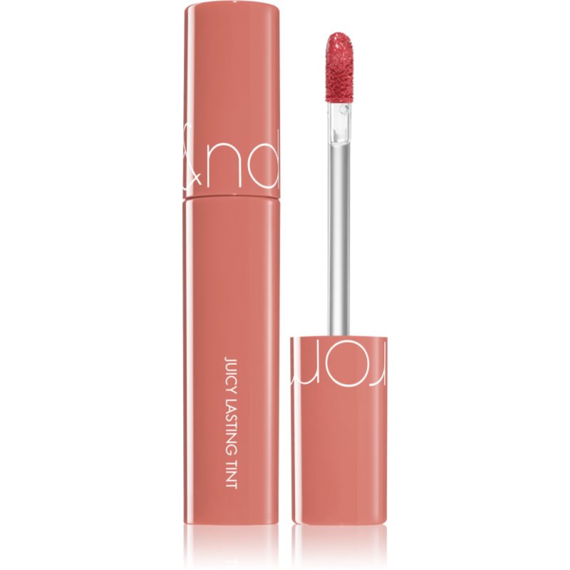 rom&nd Juicy Lasting vysoce pigmentovaný lesk na rty odstín 10 Nudy Peanut 5