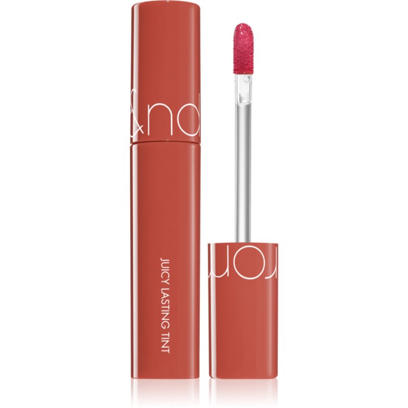 rom&nd Juicy Lasting vysoce pigmentovaný lesk na rty odstín #18 Mulled Peach 5