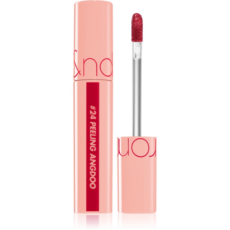 rom&nd Juicy Lasting vysoce pigmentovaný lesk na rty odstín #24 Peeling Angdoo 5