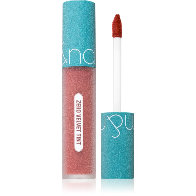 rom&nd Zero Velvet Tint krémová rtěnka s matným efektem odstín #23 Vintage Taupe 5