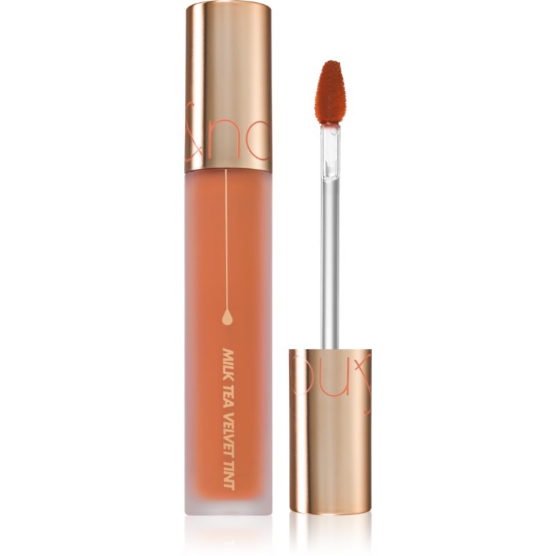 rom&nd Milk Tea Velvet Tint matná barva na rty odstín #05 Vanilla Tea 4