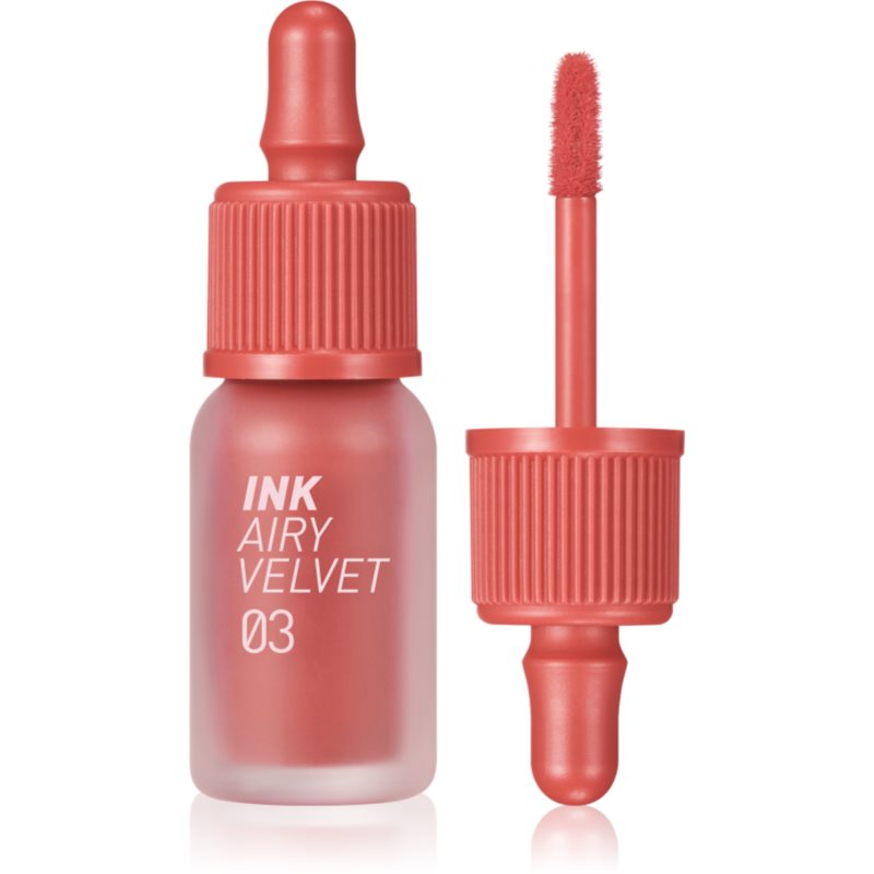 peripera Ink Airy Velvet krémová rtěnka s matným efektem odstín 03 Cartoon Coral 4 g - parfo.cz