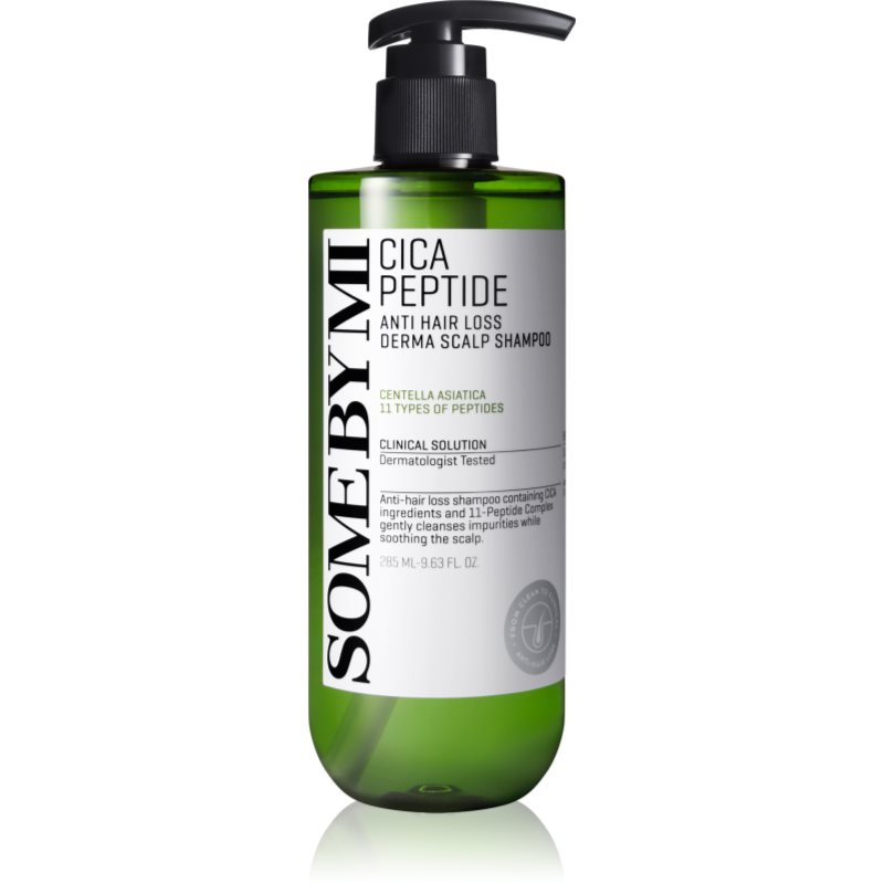 Some By Mi Cica Peptide Derma Scalp Shampoo posilující šampon proti vypadávání vlasů se zklidňujícím účinkem 285 ml - parfo.cz