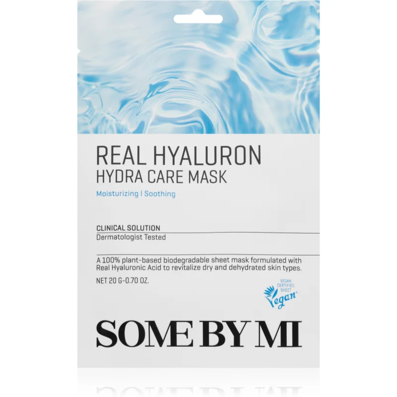 Some By Mi Clinical Solution Hyaluron Hydra Care Mask hydratační plátýnková maska se zklidňujícím účinkem 20 g - parfo.cz