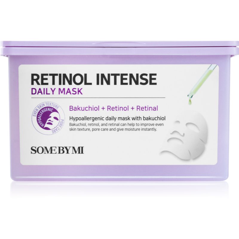Some By Mi Retinol Intense Daily Mask protivrásková plátýnková maska velké balení 30 ks - parfo.cz