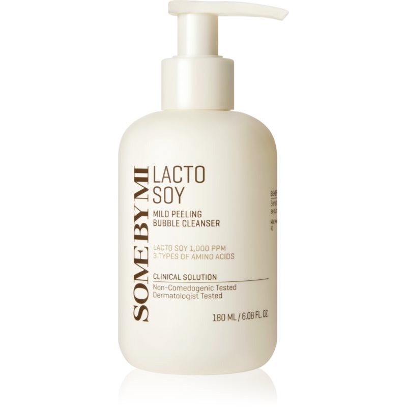 Some By Mi Lacto Soy Mild Bubble Peeling Cleanser jemný čisticí peeling pro citlivou pleť 180 ml - parfo.cz