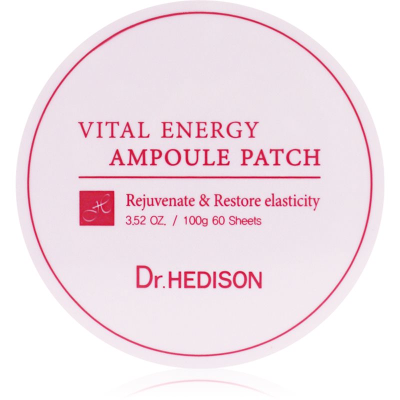 Dr. HEDISON Rejuvenate & Restore Elasticity hydrogelová maska na oční okolí proti stárnutí 60 ks - parfo.cz